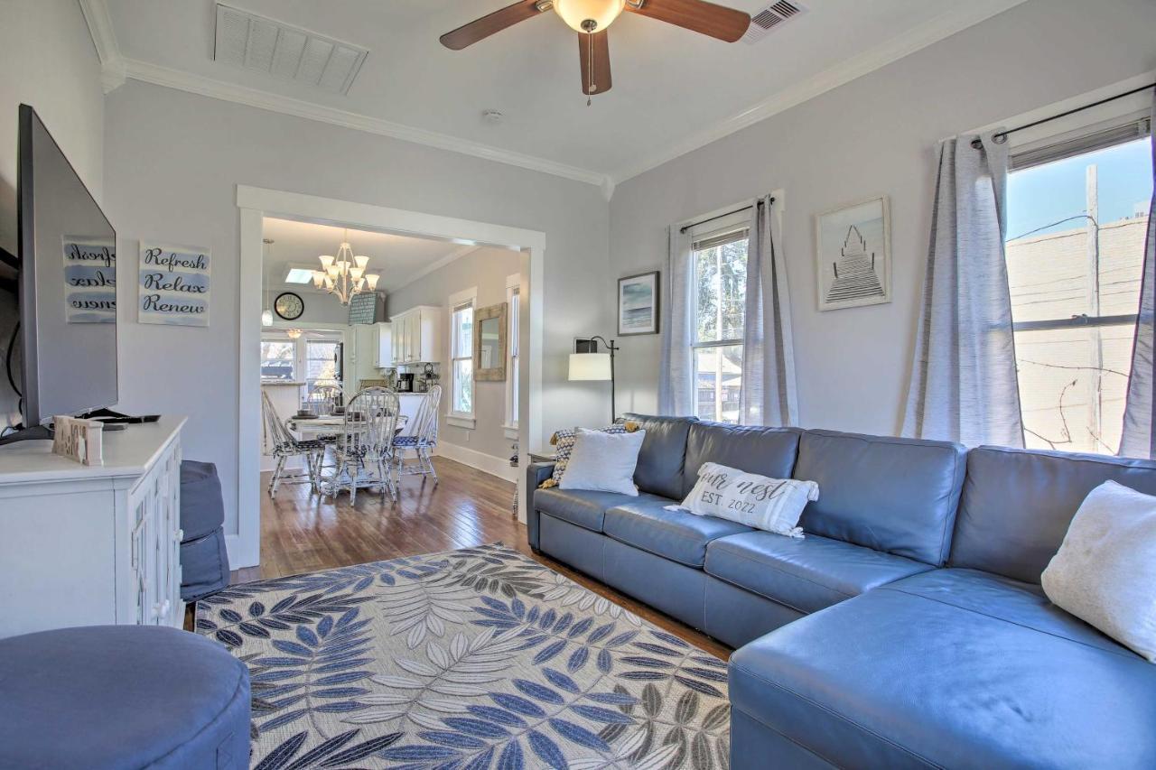 Cozy Beach Bungalow Near Galveston Seawall And Pier Exteriör bild
